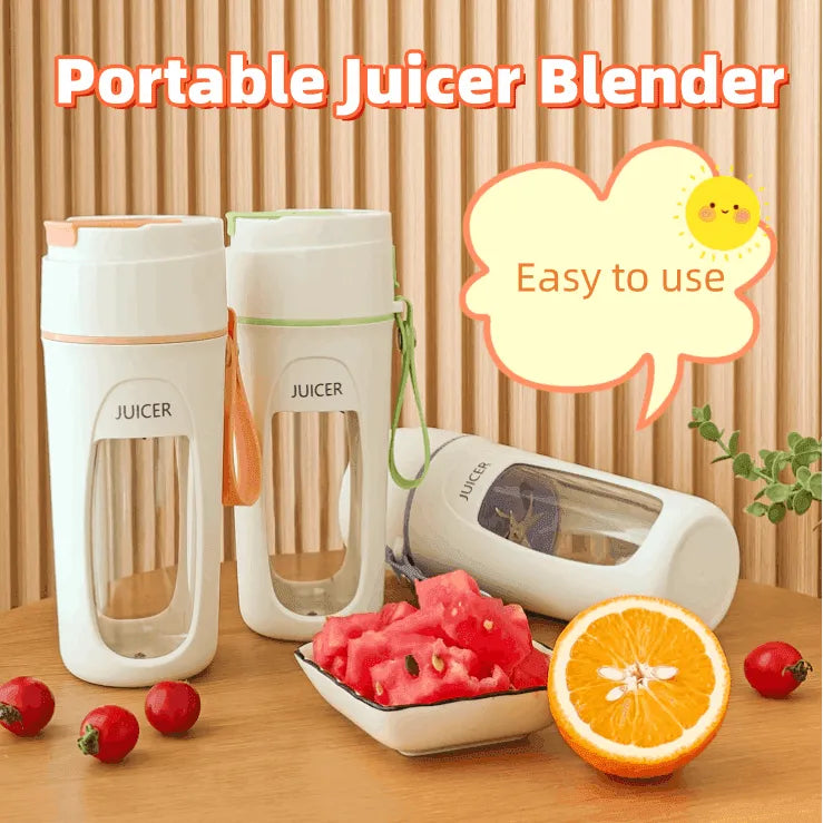 Portable Blender Electric USB Charging Outdoor Automatic Juicer Cup Juice Maker Kitchen Supplies Food Mixers & Blenders - Tophatter Daily Deals